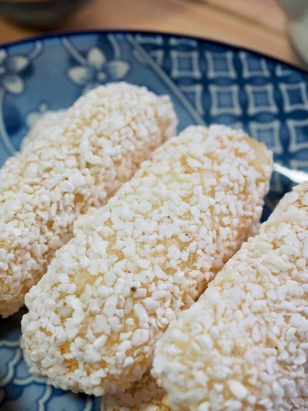 Kore geleneksel çerez yugwa, siyah susam gangjeong, Hangwa