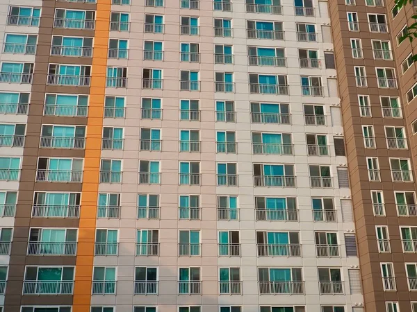 Apartment windows in Korea