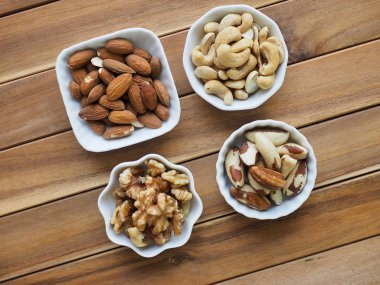 Badem, ceviz, kaju fıstığı, Brezilya fıstığı
