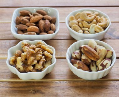 Badem, ceviz, kaju fıstığı, Brezilya fıstığı