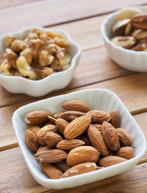 Badem, ceviz, kaju fıstığı, Brezilya fıstığı