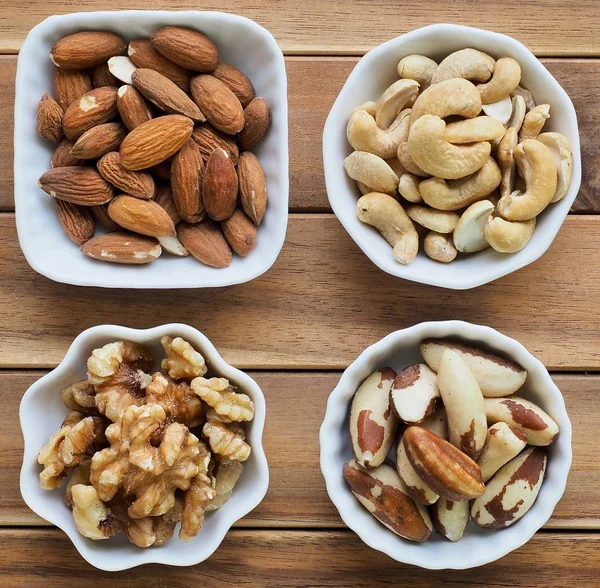 Badem, ceviz, kaju fıstığı, Brezilya fıstığı