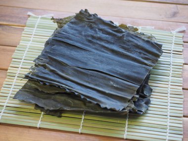 Asya gıda maddeleri kurutulmuş yosun