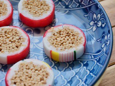 Kore geleneksel şeker, pirinç çerez 