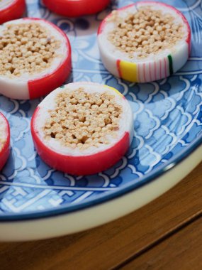 Kore geleneksel şeker, pirinç çerez 