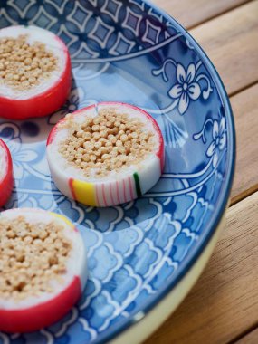 Kore geleneksel şeker, pirinç çerez 