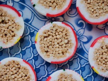 Kore geleneksel şeker, pirinç çerez 