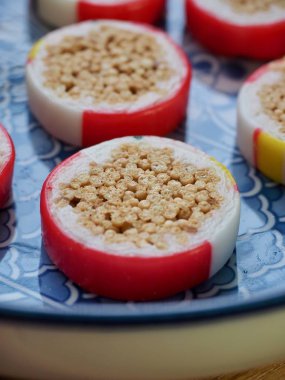 Kore geleneksel şeker, pirinç çerez 