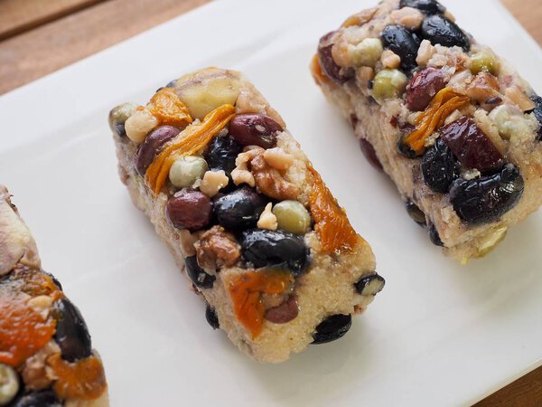 Корейская еда, рисовый пирог
