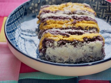 Kore yemeği siyah pirinç kabak pirinç keki