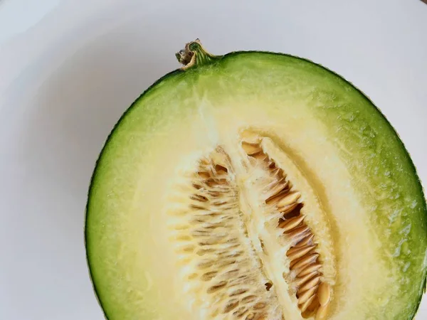 Färska Tropiska Frukter Melon — Stockfoto
