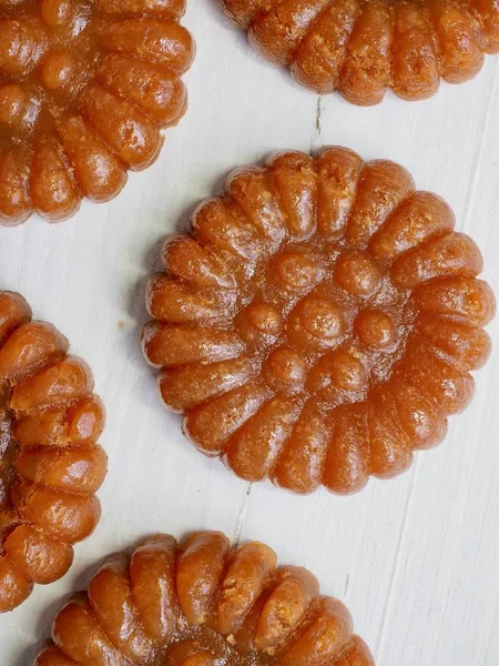 Korejské Tradiční Sladkosti Yakgwa Honey Cookie — Stock fotografie