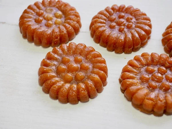 Korejské Tradiční Sladkosti Yakgwa Honey Cookie — Stock fotografie
