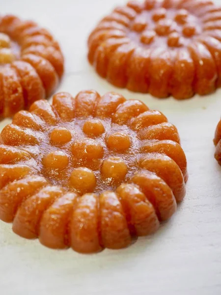 Korejské Tradiční Sladkosti Yakgwa Honey Cookie — Stock fotografie