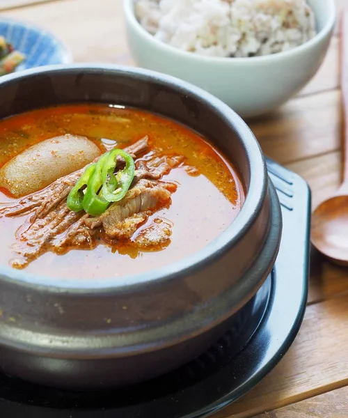 Koreaans Voedsel Geit Soep — Stockfoto