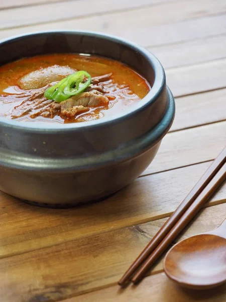 Comida Coreana Sopa Cabra — Fotografia de Stock