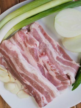 Kore yemeği domuz eti ve sebze, Samgyeopsal
