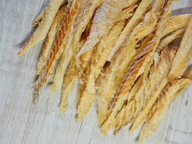 Kore yemeği malzemeler kurutulmuş balık