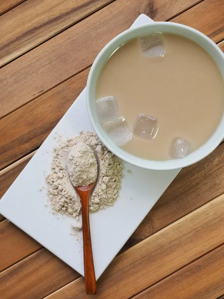 Bebida Tradicional Coreana Polvo Granos Mezclados —  Fotos de Stock