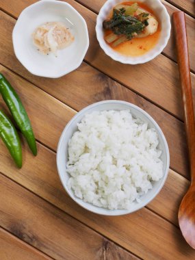 Asya gıda beyaz pirinç