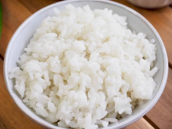 Comida Asiática Arroz Blanco — Foto de Stock