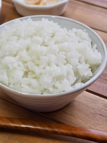 Alimentation Asiatique Riz Blanc — Photo