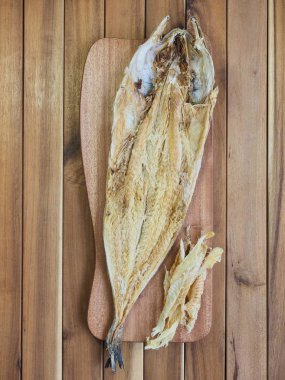 Kore yemeği malzemeler kurutulmuş balık