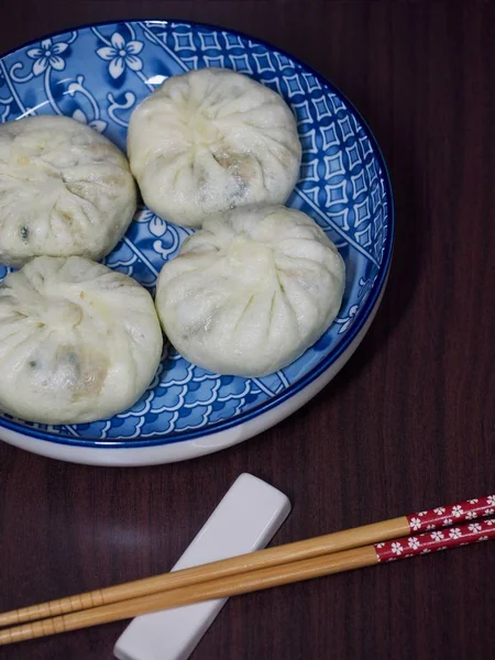 Ζυμαρικά Ασιατικά Τρόφιμα Dim Sum Meatduplings — Φωτογραφία Αρχείου