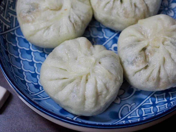 Азійські Харчові Пельмені Dim Sum Meatdumplings — стокове фото