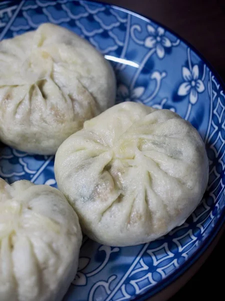 Азійські Харчові Пельмені Dim Sum Meatdumplings — стокове фото