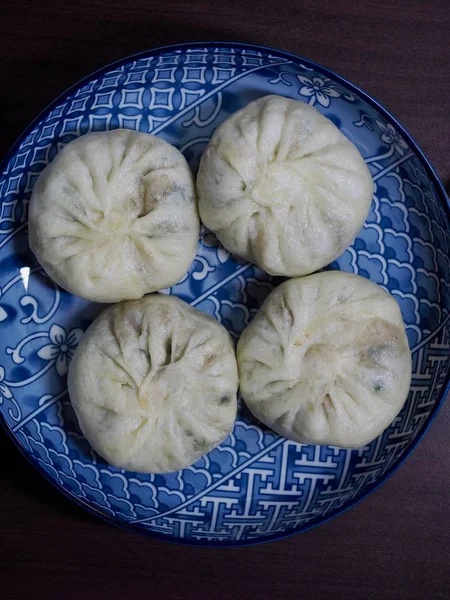 Asiatiska Dumplings Dim Sum Meatdumplings — Stockfoto