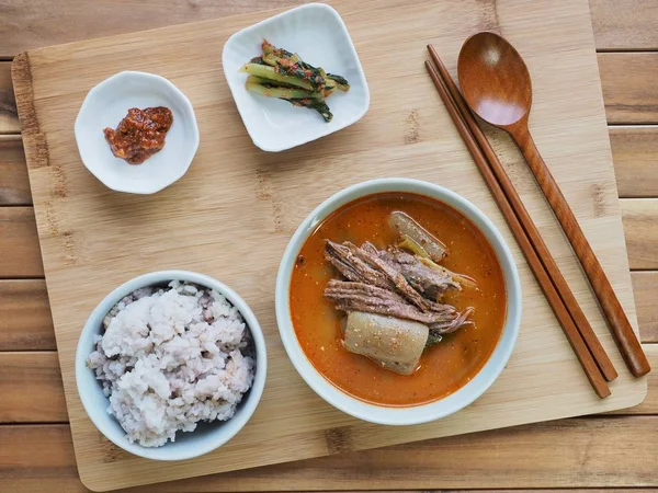 Coréenne Soupe Chèvre — Photo
