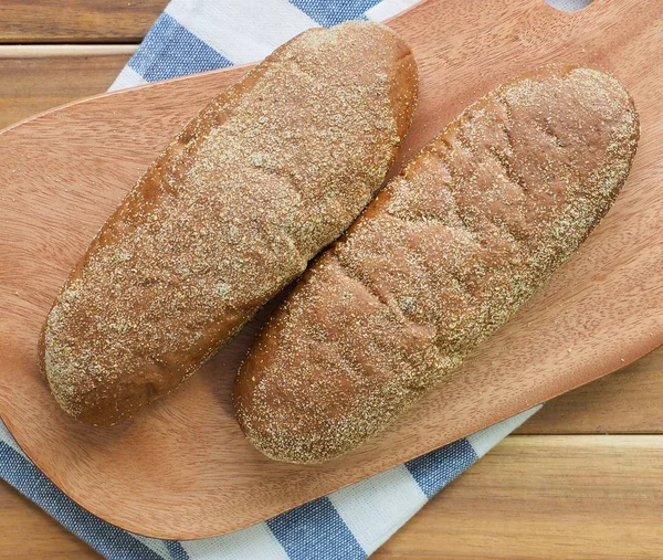 Цільнозерновий Хліб Запечений Духовці — стокове фото