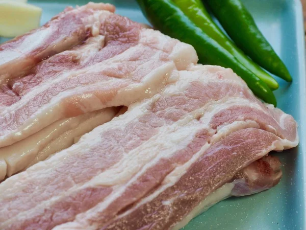 Kore yemeği domuz eti ve sebze, Samgyeopsal