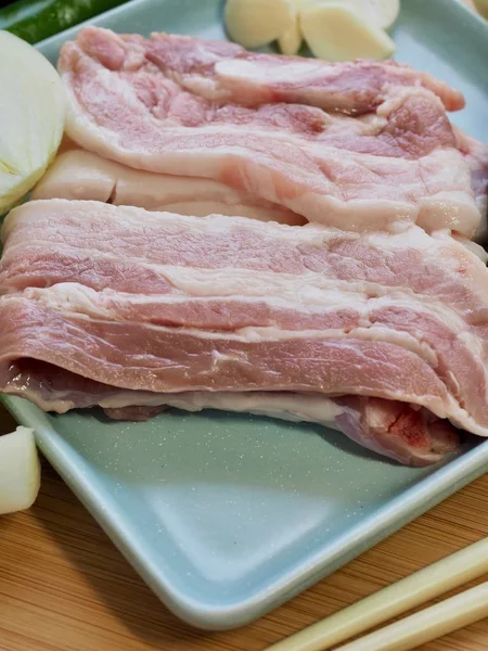 Kore yemeği domuz eti ve sebze, Samgyeopsal