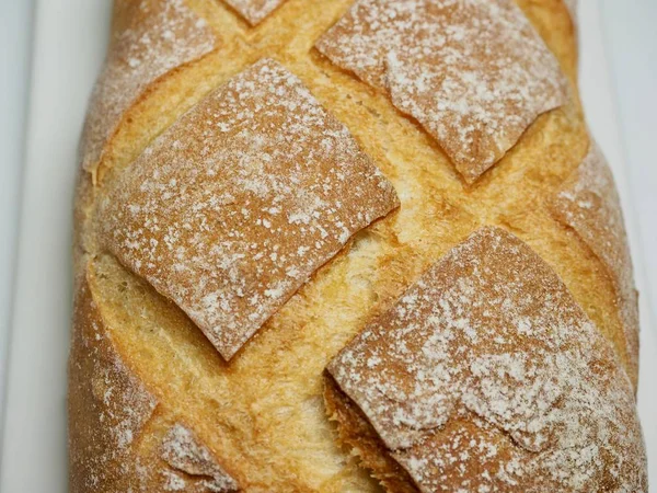 方形全麦面包 — 图库照片