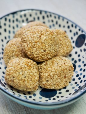  Asya gıda susam yapışkan pirinç keki