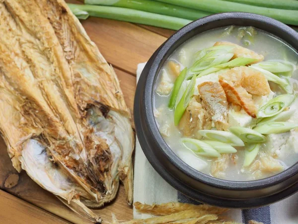 韓国食品乾燥明太スープ — ストック写真