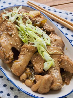 Asya gıda komposto tavuk soya sosu ile