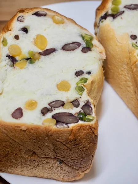 Pão Com Feijão Lanche — Fotografia de Stock