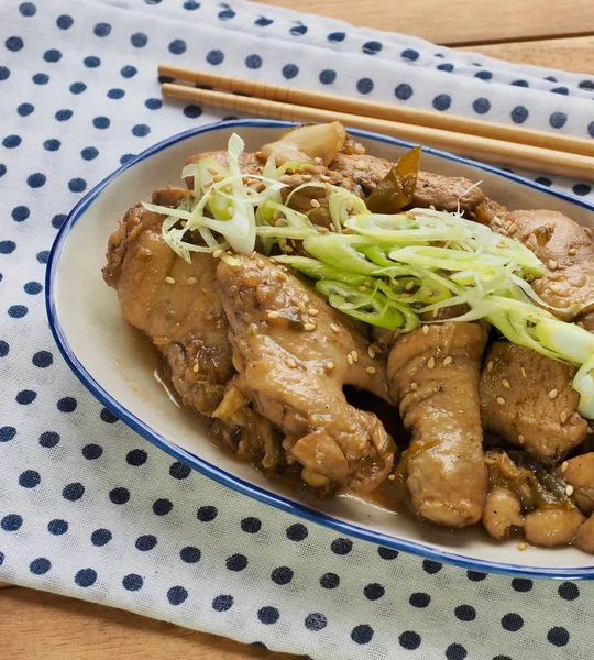 Asya gıda komposto tavuk soya sosu ile
