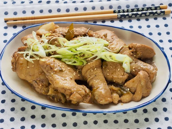 Asya gıda komposto tavuk soya sosu ile