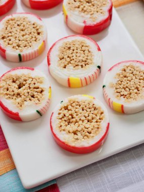 Kore geleneksel şeker, pirinç çerez 