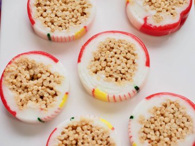 Kore geleneksel şeker, pirinç çerez 