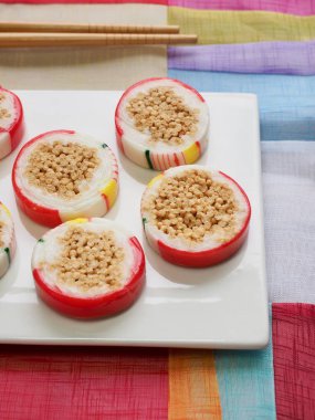 Kore geleneksel şeker, pirinç çerez 