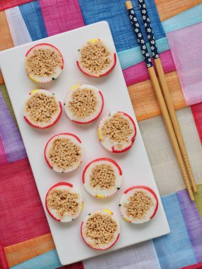 Kore geleneksel şeker, pirinç çerez 