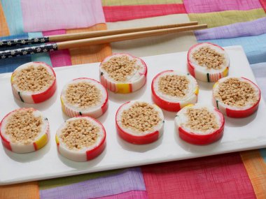 Kore geleneksel şeker, pirinç çerez 