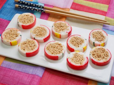 Kore geleneksel şeker, pirinç çerez 