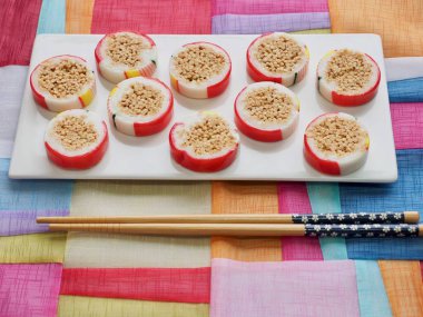 Kore geleneksel şeker, pirinç çerez 