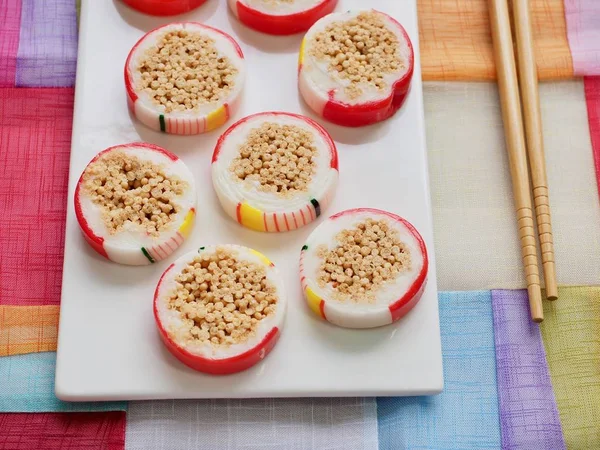 Kore geleneksel şeker, pirinç çerez 